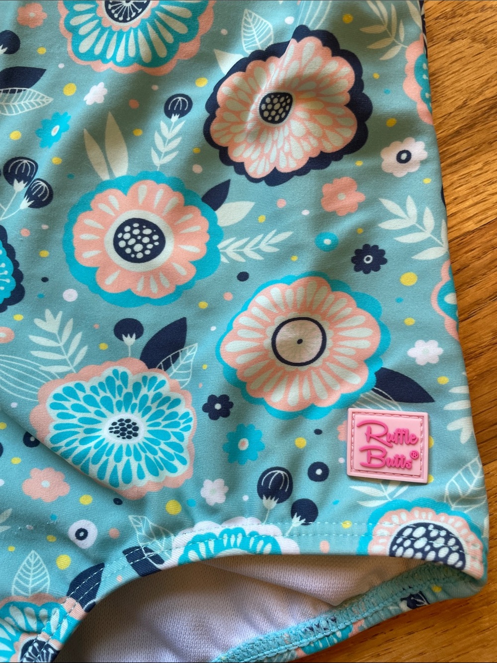 Ruffle Butts Floral Ruffle One-Piece Swimsuit - Picture 2 of 10